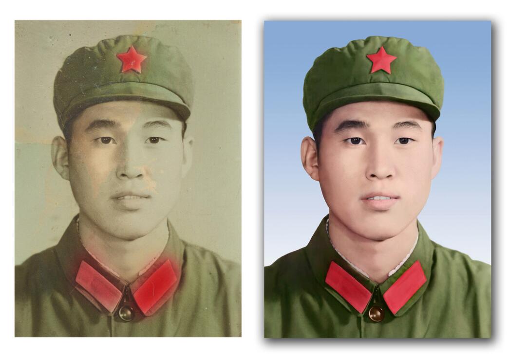 东升镇破损照片修复-18